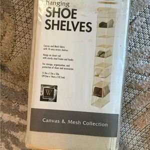 Whitmor Hanging Shoe Shelves 10 Section
